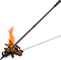 BsBsBest Fire Poker for Fire Pit, 46 Inch Extra Long Portable Campfire Poker for Fireplace, Camping, Wood Stove, Outdoor and Ind