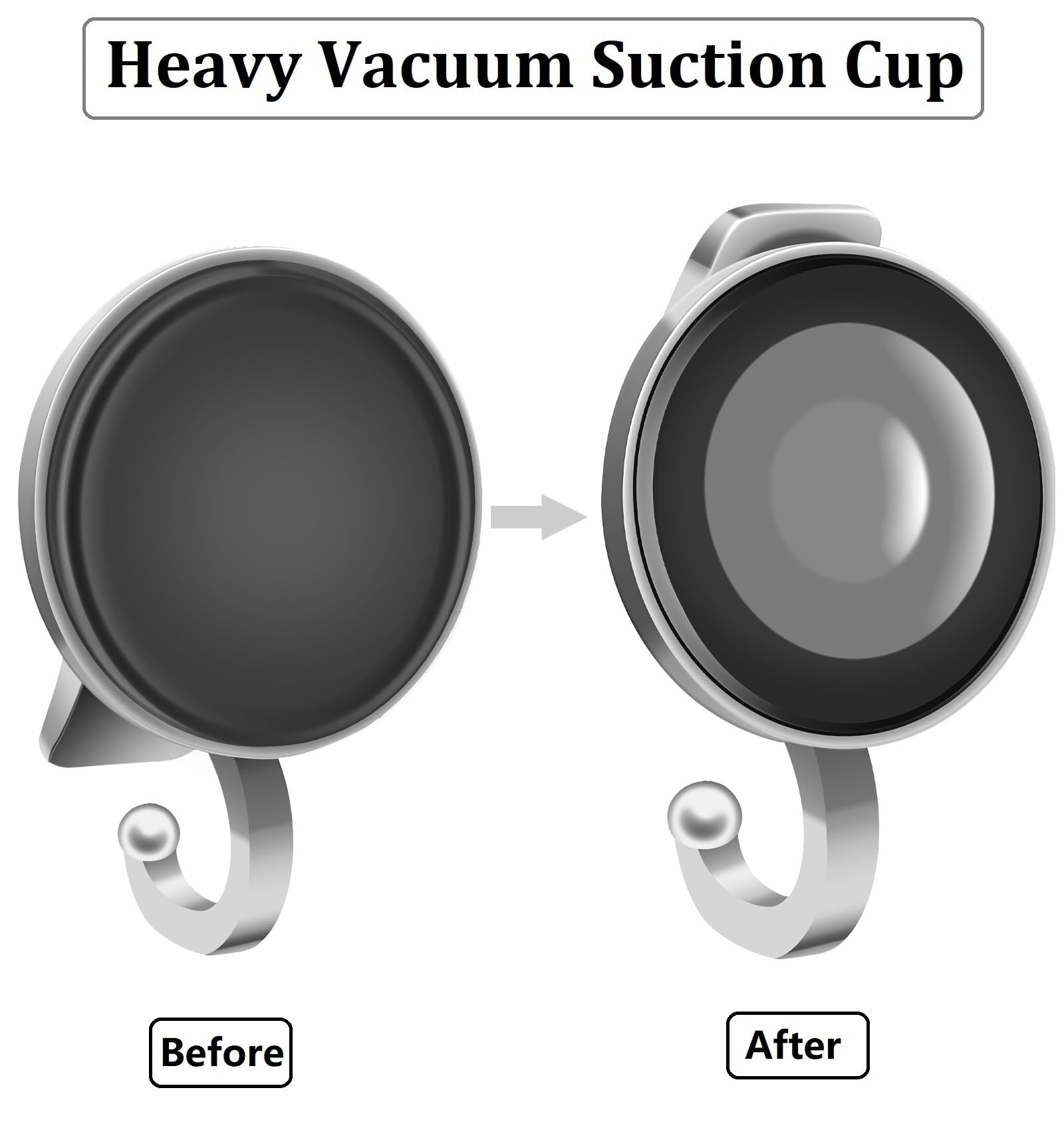 Tesot Suction Cup Shower Caddy, Shower Shelf Soap Dish With Hooks For Razor, Sponge, Rust Proof 304 Stainless Steel, Silver