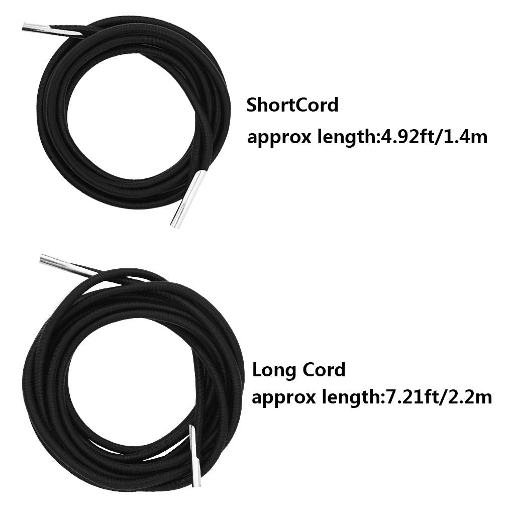 Jmkcoz 4 Pcs Universal Zero Gravity Chair Repair Cords Replacement Laces Elastic Lounge Chair Cord For Antigravity Chair, Recliners, Bungee Chair