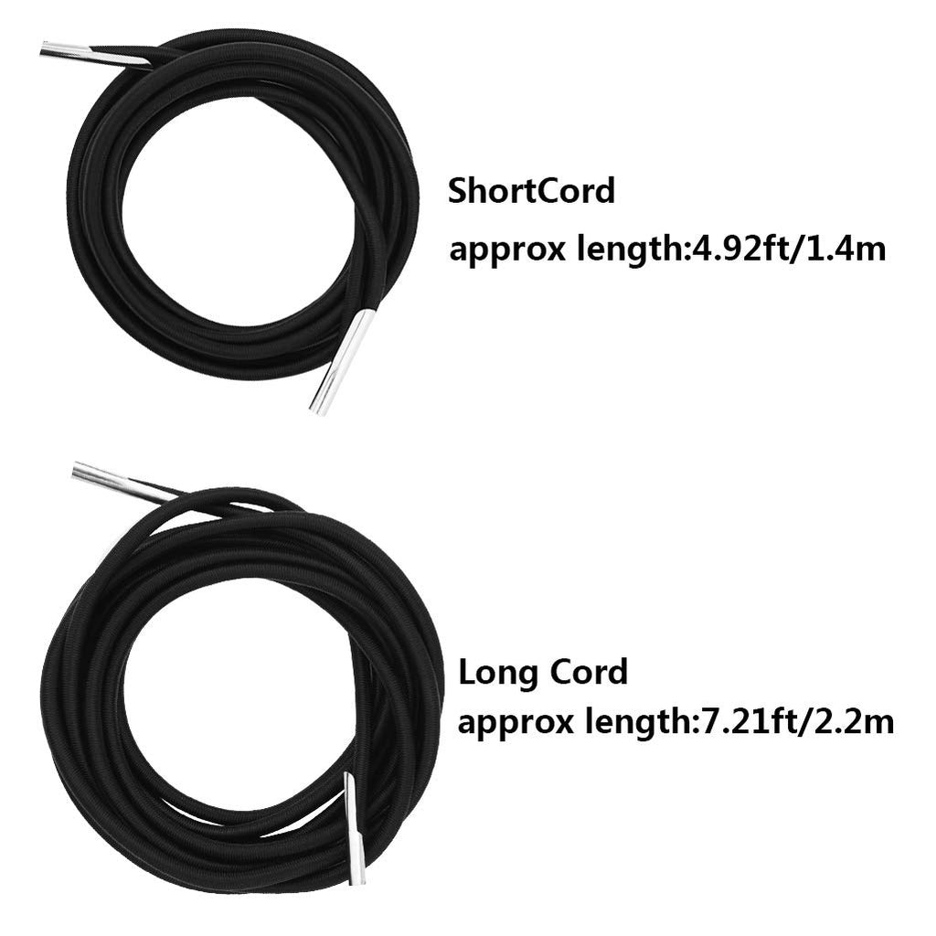 Jmkcoz 4 Pcs Universal Zero Gravity Chair Repair Cords Replacement Laces Elastic Lounge Chair Cord For Antigravity Chair, Recliners, Bungee Chair