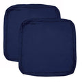 Sqodok Patio Cushion Covers 21X19X3 Inch, Waterproof Outdoor Cushion Covers For Patio Furniture, 2Pack Patio Cushion Seat Slicov