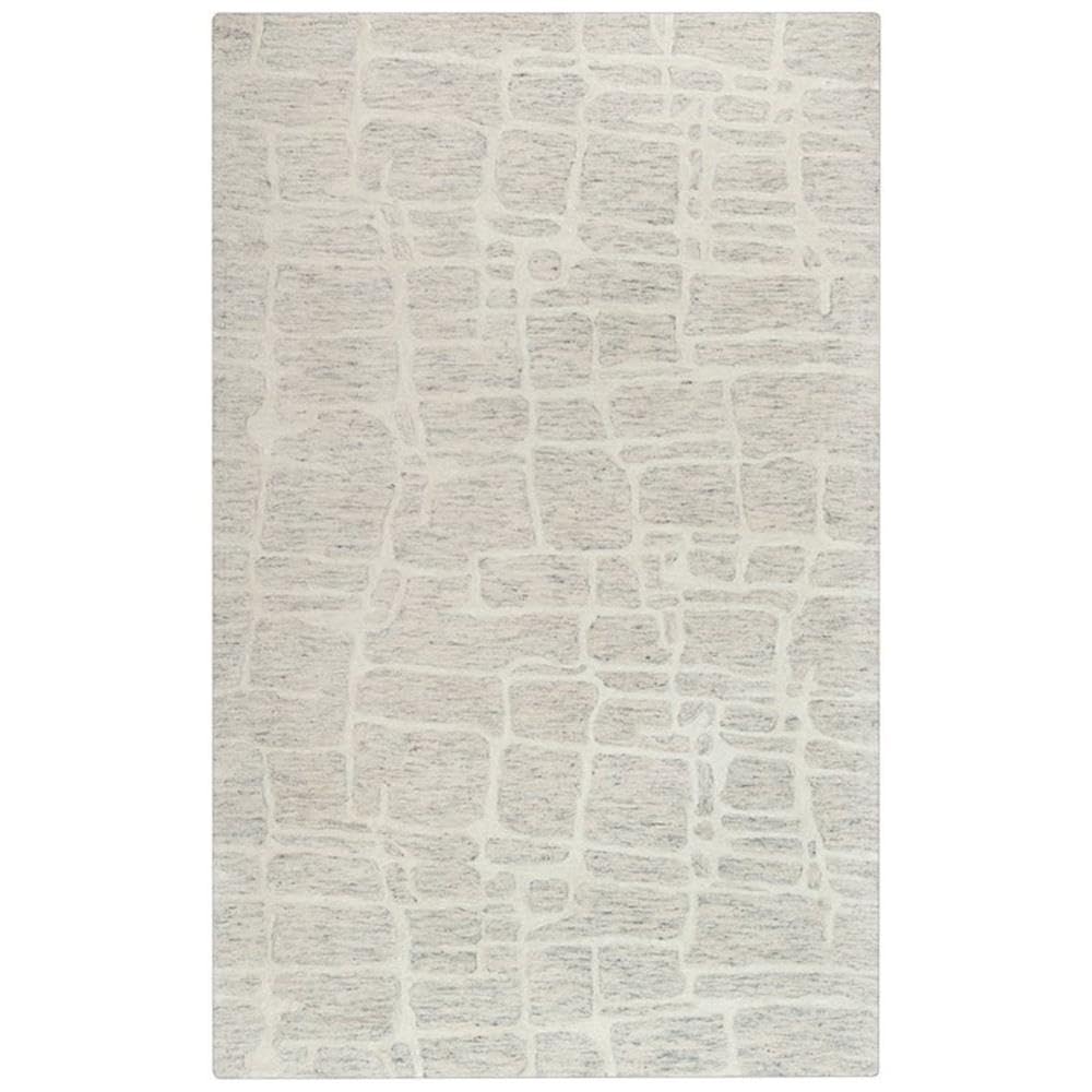 Rizzy Home Alora Decor Winston 5' X 8' Geometric Ivory/Beige Hand-Tufted Area Rug