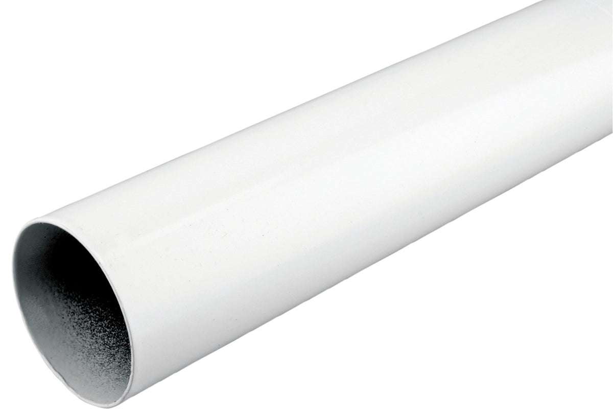Knape & Vogt 00186 John Sterling Closet Pole, 72Inch, White