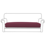 Easy-Going Stretch Cushion Cover Sofa Cushion Furniture Protector Sofa Seat Sofa Slipcover Sofa Cover Soft Flexibility With Elastic Bottom( Sofa Cushion,Greyish Green)