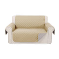 Luxshare Home Reversible Loveseat Sofa Covers Couch Cover Furniture Protector(Loveseat,Sand/Beige)