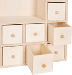 Brubaker Wooden Advent Calendar To Fill With 24 Drawers - Diy Unfinished Christmas Calendar For Painting, Crafting And Self-Desi