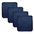 Flymei Patio Cushion Covers 18X18X2 Waterproof Outdoor Cushion Cover Replacement 4Packs Outdoor Seat Cushion Slipcover For Outdo