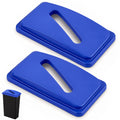 Maxdot 2 Pcs Recycle Bin Lids Paper Recycling, Blue