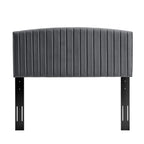 Modway Rebecca Performance Velvet Full/Queen Headboard, Charcoal
