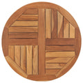 Tabletop Teak Solid wood Medium Durable Round Rustic