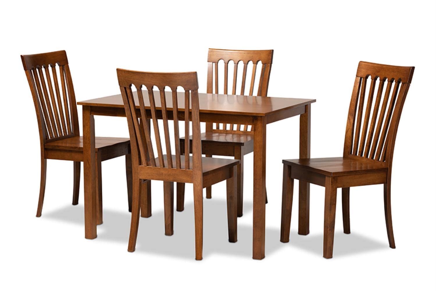 Baxton Studio Euclid 5-Piece Dining Set - Thumbnail 3