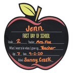 Canopy Street First & Last Day Of School Reusable Chalkboard Sign Photo Prop Set - Easy Clean Back To School And Last Day Sign -