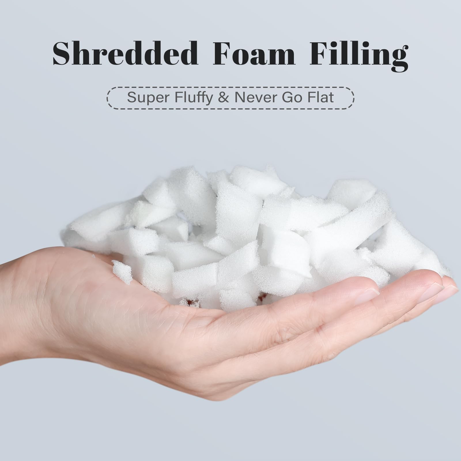 Downstoria 26X26 Pillow Inserts Set Of 2, White Throw Pillow Insert 2 Pack, Foam Filled Decorative Pillows Stuffer For Couch, Be