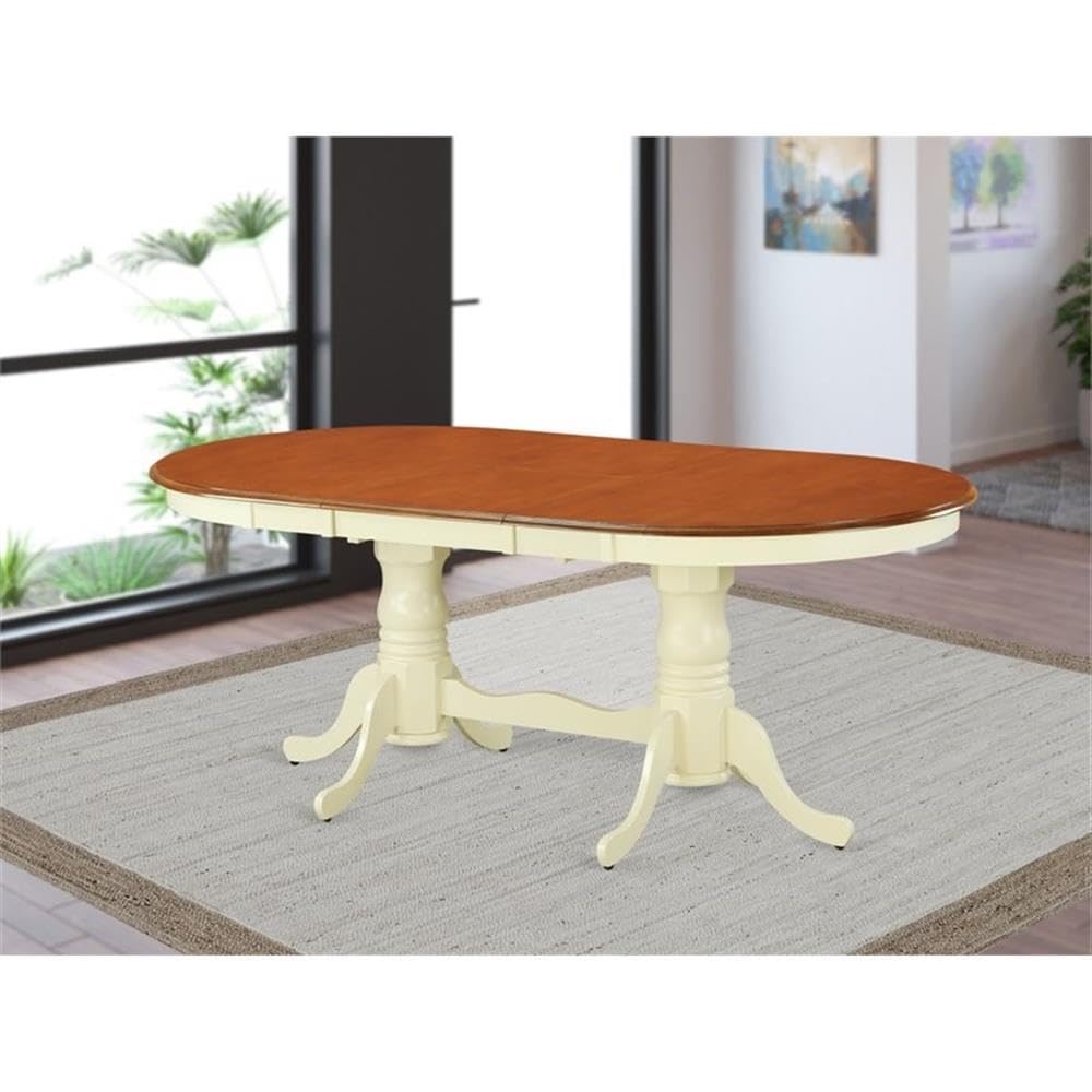East West Furniture Plainville Dining Table - Thumbnail 5
