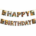 SEETHA Raman Stylish Happy Birthday Banner Garland  Classic Hanging Bunting Decoration for Milestone Birthdays, Surprise Partie