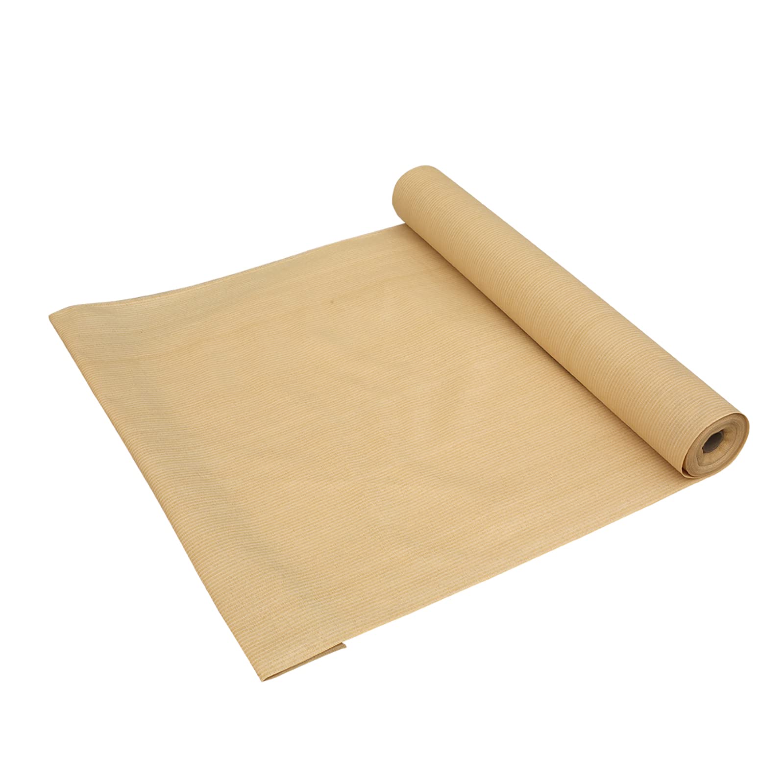 Shatex 90% Sun Shade Fabric, 8X16Ft Sun-Block Net Mesh Shade With Clips For Pergola Cover Porch Vertical Screen, Beige