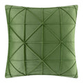 Jwh Velvet Pillow Cover Decorative Soft Pillow Case Square Cushion Luxury Pillowcase For Sofa Bedroom Couch 20 X 20 Inch Green