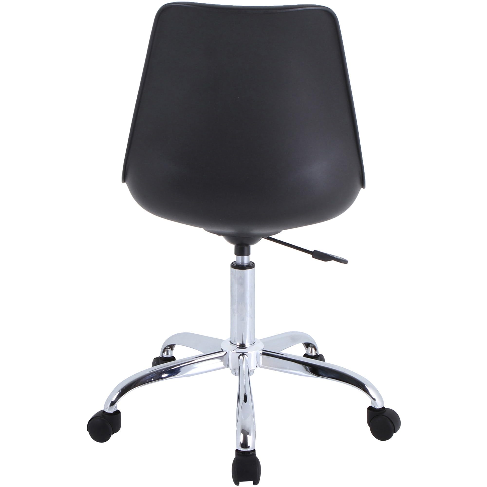 Lorell LYS Plastic Shell Task Chair, Black