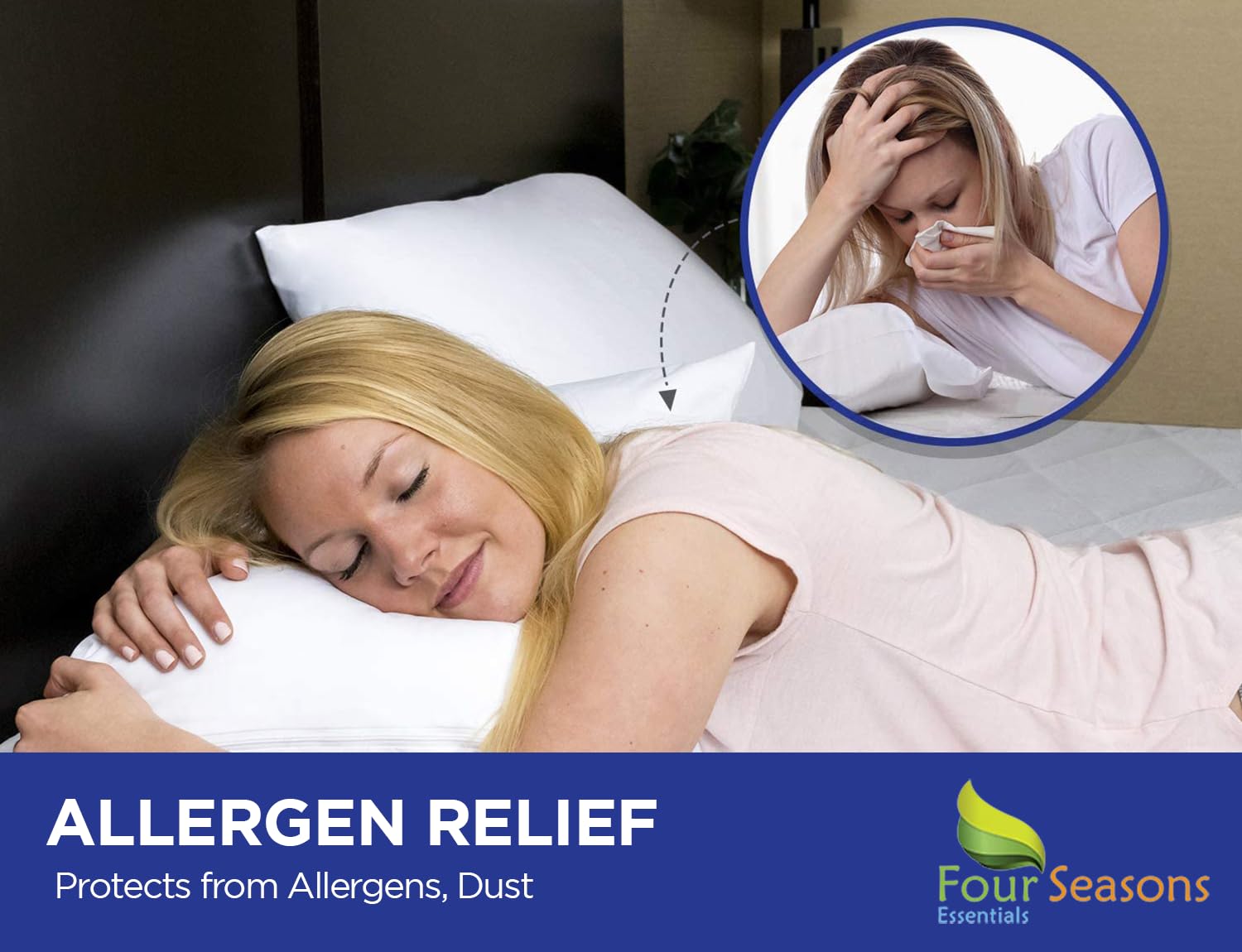 Travel Size Pillow Protectors (Set Of 2) - 13X16 Pillow Covers Waterproof Hypoallergenic Dust Proof Zippered Encasement