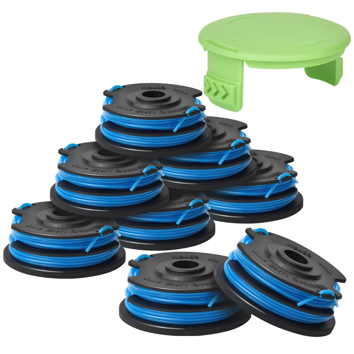 Generep Weed Eater Dual Line String Trimmer Replacement Spool For Greenworks .29082/29242 065-Inch Dual Line,Compatible With Gre