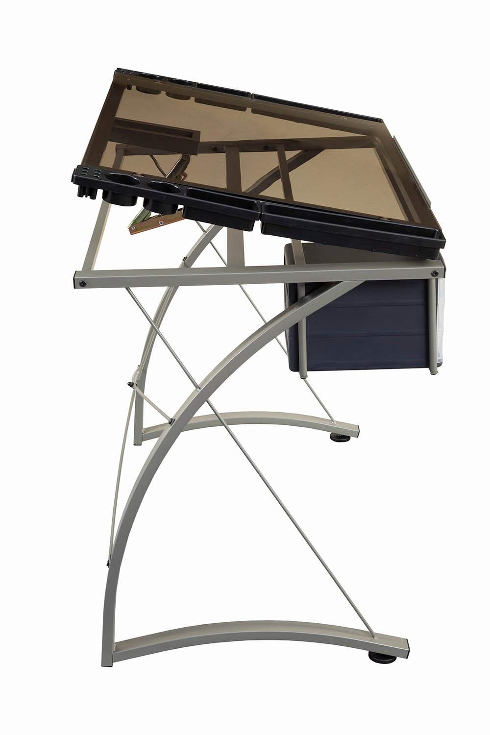 Coaster Home Furnishings CO-800986 Drafting Desk, 41” W x 24” D x 32” H, Chrome