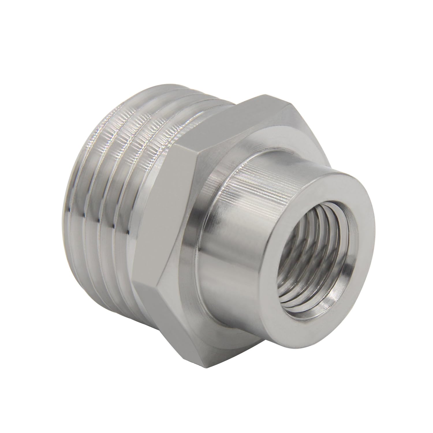 Beduan Garden Hose Adapter, 3/4' Ght Male X 1/4' Npt Female Stainless Steel Connector Ght To Npt Adapter Garden Hose To Pipe F