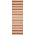SAFAVIEH Courtyard Collection 23 x 12 Terracotta/Beige CY6062 Stripe Indoor/ Outdoor Patio Backyard Mudroom Runner Rug