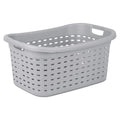 STERILITE 12756A06 Cement Color Weave Laundry Basket, 26