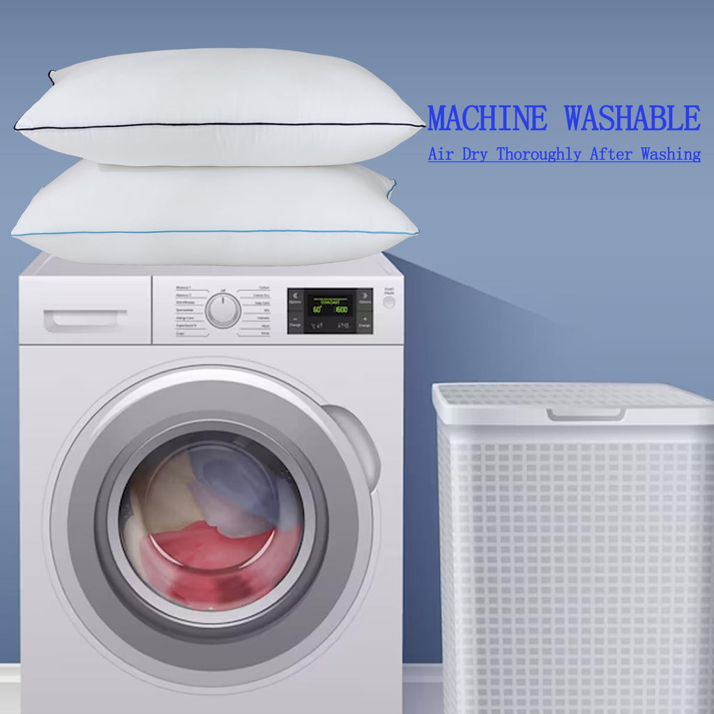 Flanhorest Bed Pillows For Sleeping - Pillows Standard Size Set Of 4 Cooling Luxury Hotel Quality Pillow With Premium Plush Soft