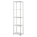 Convenience Concepts Designs2Go No Tools 5 Tier Tower, Pink/Chrome