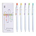 Vico Gel Pens, 5 Pcs 0.5Mm Quick Dry Black Ink Pen Fine Point Smooth Writing Pens, Aesthetic Cute Office School Supplies Gifts F