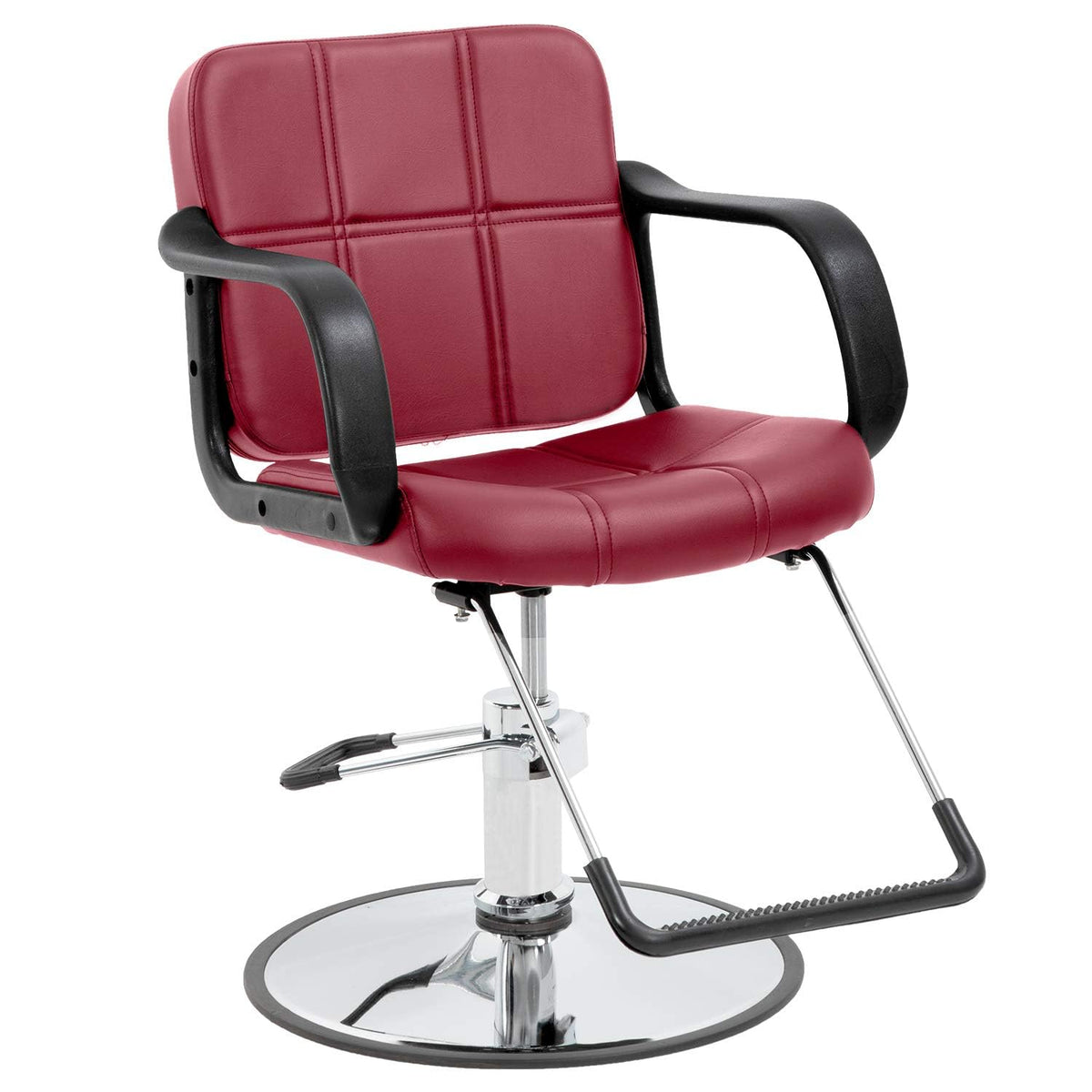Hair Salon Chair Barber Chair Styling Heavy Duty Hydraulic Pump Barber Swivel Chair Beauty Shampoo Barbering Chair for Hair Styl