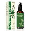 Eucalyptus & Mint Room, Linen & Pillow Spray by Aromafume | 100ml/3.38fl oz | with Pure Eucalyptus & Mint Essential Oil | Aromat