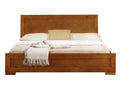 Trent Wooden Platform Bed in Oak, Twin/ Oak