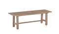 Best Quality Furniture D1007 Outdoor Dining Bench, Light Oak