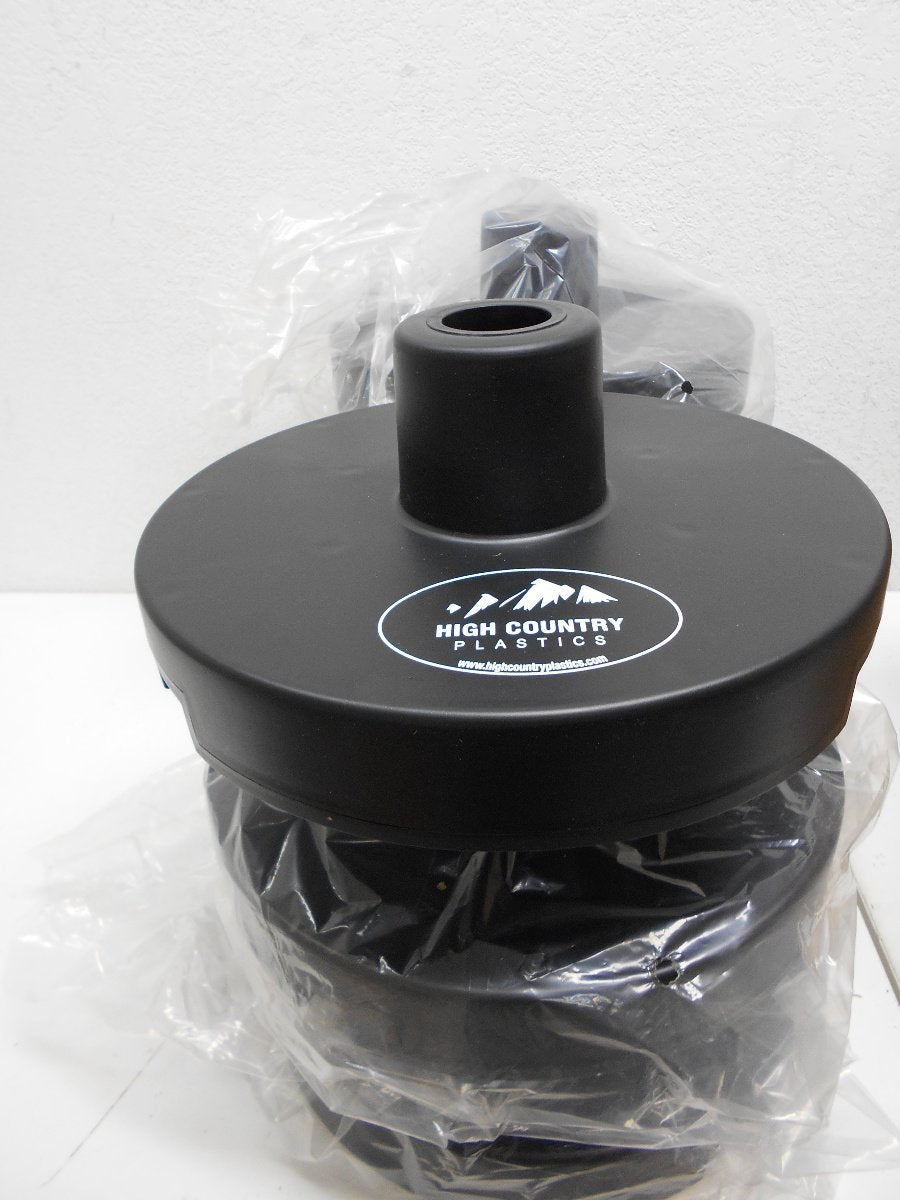 High Country Plastics Pb-6 Pole Bending Bases, Set Of 6, Black