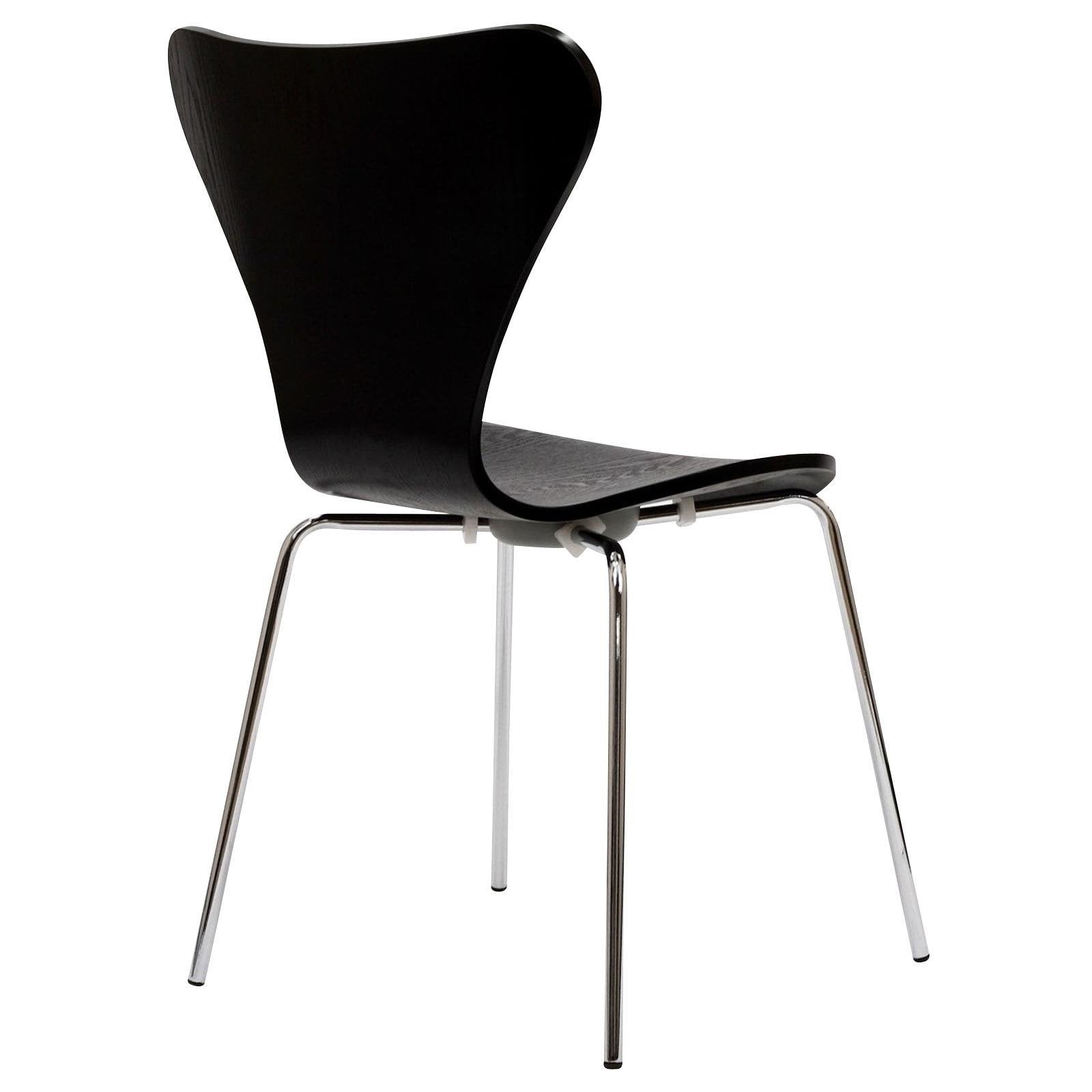 Modway Ernie Dining Side Chair In Wenge