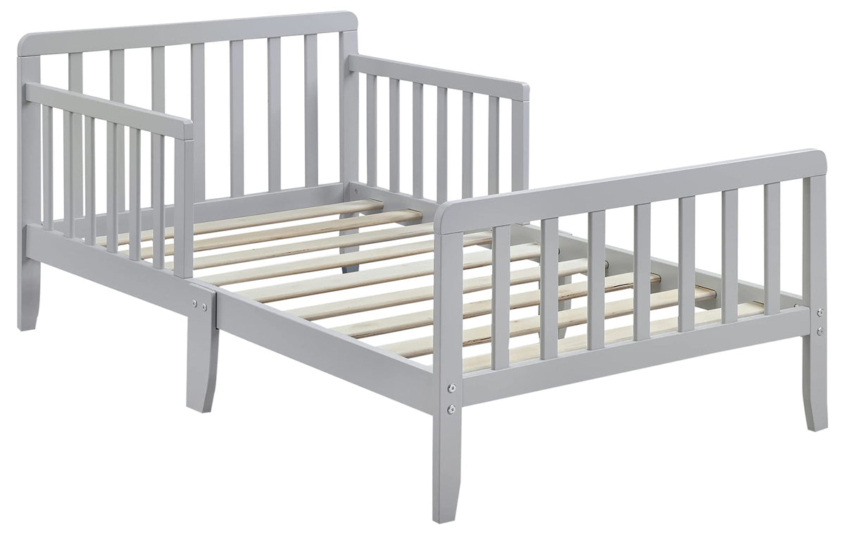 Olive & Opie Jax Toddler Bed In Light Gray