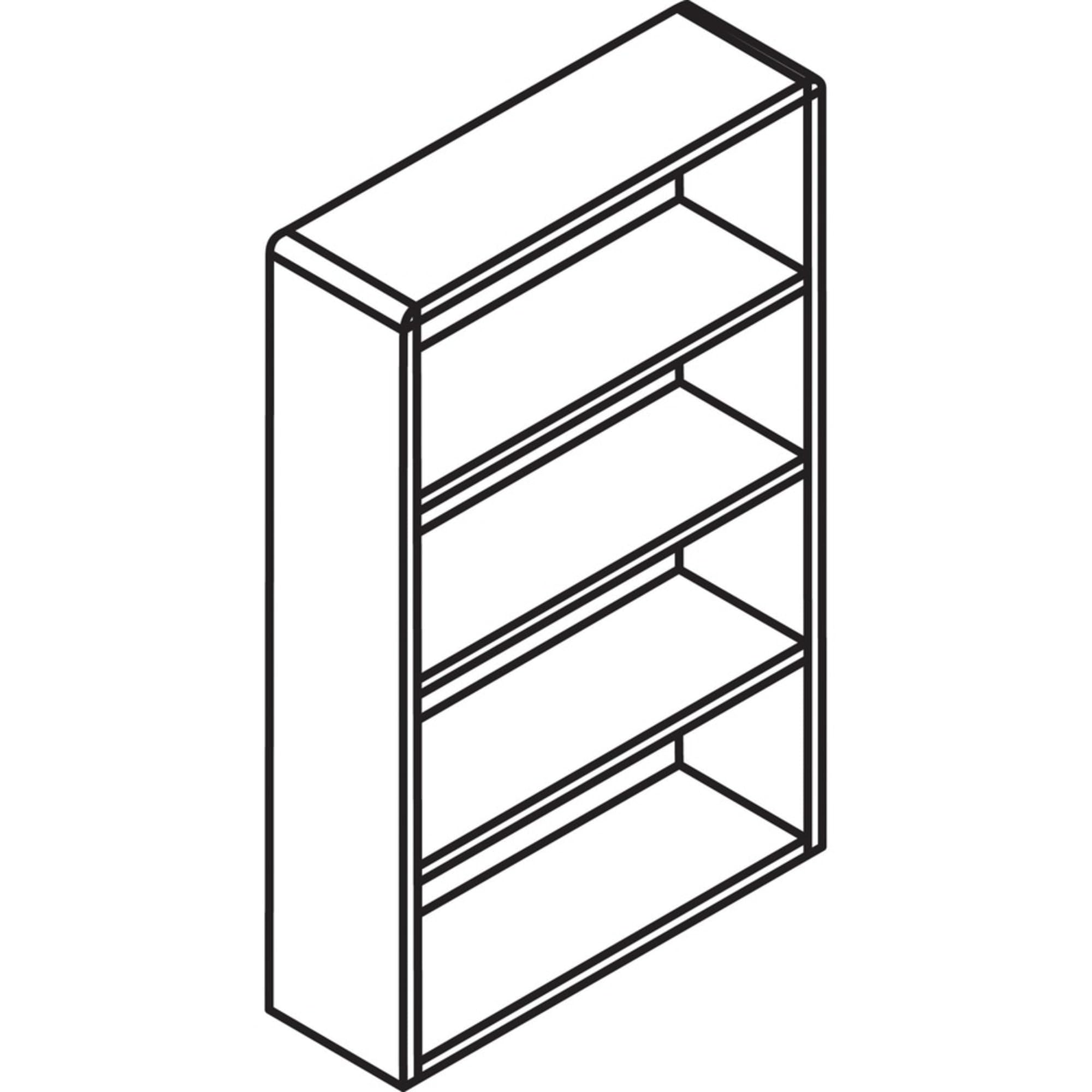 Lorell Llr99785 Cherry Laminate Bookcase