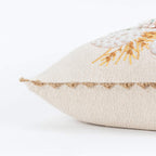 Rizzy Home Gourds 20" x 20" Textured Cotton Pillow Cover in Multi-Color