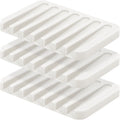Anwenk Soap Dish Shower Waterfall Soap Tray Soap Saver Soap Holder Drainer for Shower/Bathroom/Kitchen/Counter Top,Keep Soap Bar