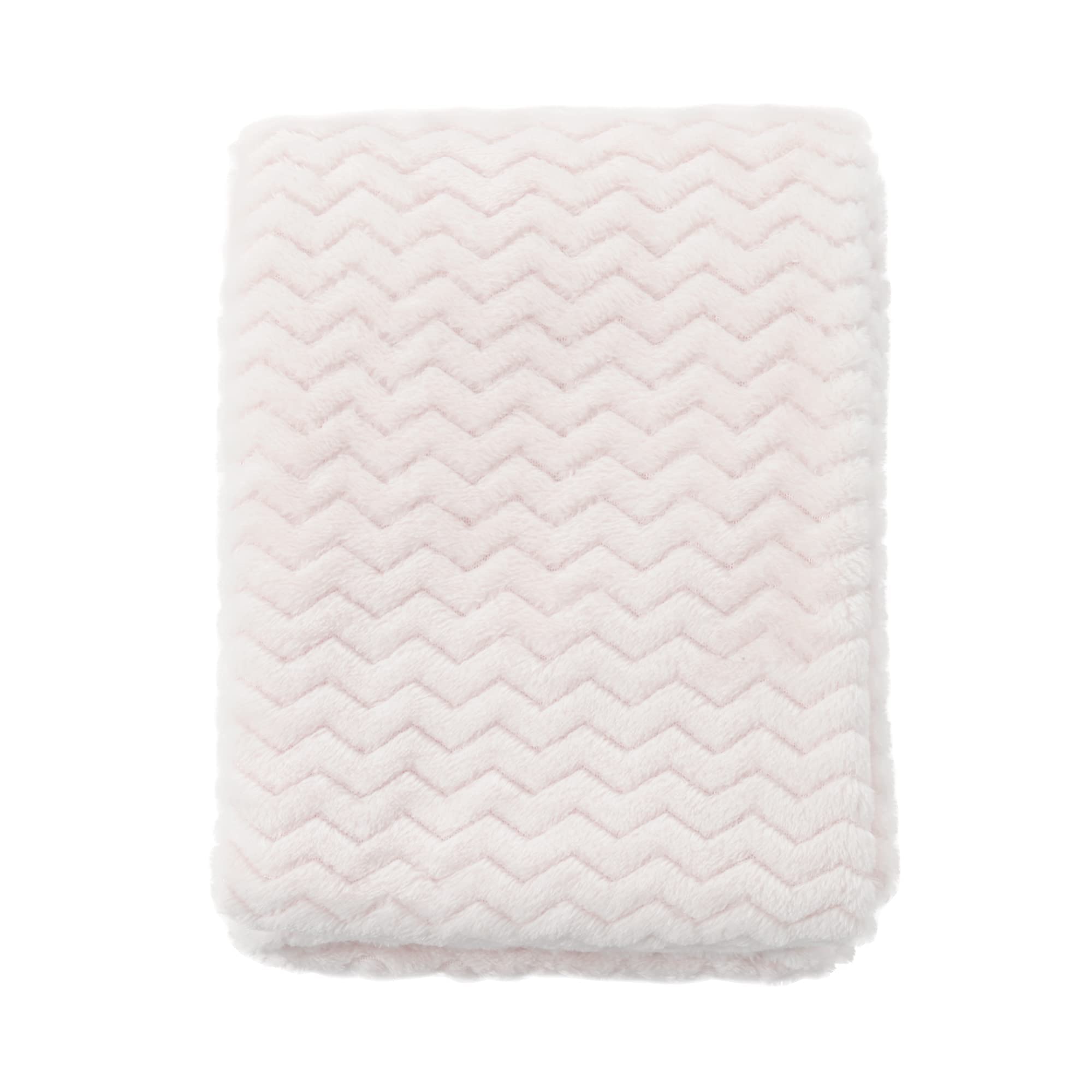 Crevent 30X40 Soft Cozy Warm Baby Blankets For Boys Girls Solid Color - All Season Use - Newborn Essentials (Wave Ivorywhite)