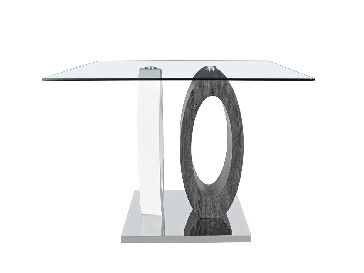 Mby Dining Global Furniture Usa Square Bar Table, Grey