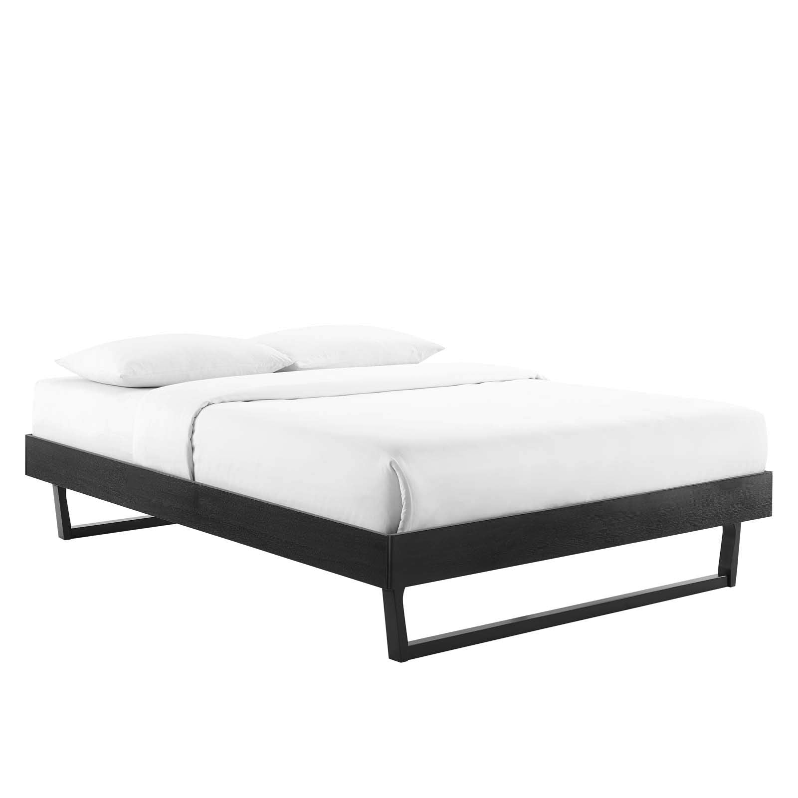 Modway Mod-6214-Blk Billie Queen Wood Platform Bed Frame, Black