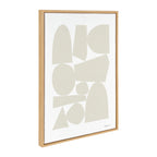 Sylvie Constructed II Neutral Framed Canvas by Statement Goods