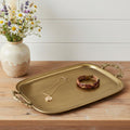 19 Antiqued Gold Cast Iron Handmade Vanity Tray
