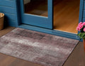 3 X 5 Blush And Ivory Abstract Washable Indoor Outdoor Area Rug