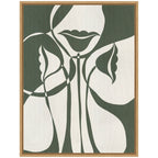 Sylvie Bound by Beauty 5 Framed Canvas by Shatha Al Dafai