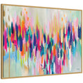 Sylvie Brushstroke 154 Horizontal Framed Canvas by Ettavee
