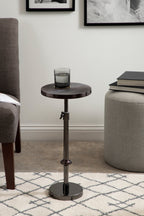 Engles Adjustable Embossed Metal Table and Plant Stand